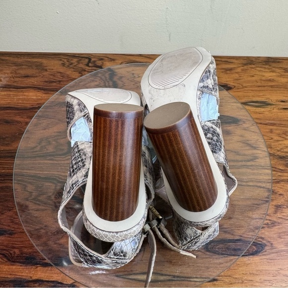 Cole Haan Reina City Sandal in Snake Printed Leather - Picture 15 of 16